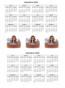 calendario 19 20